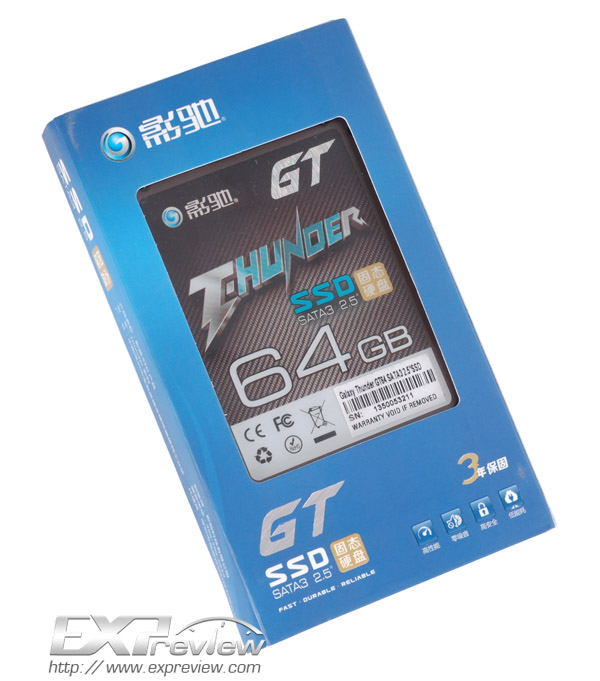 高性价比入门SSD，影驰Thunder GT 64GB简测