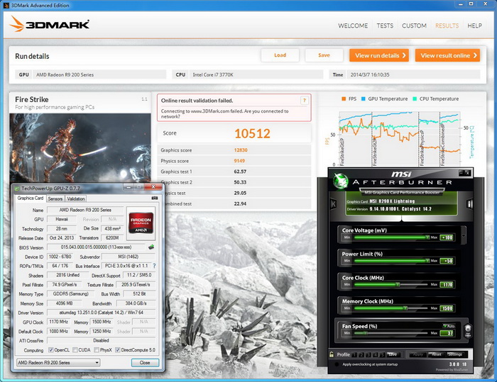 1200mhz - r9 290x 1200mhz