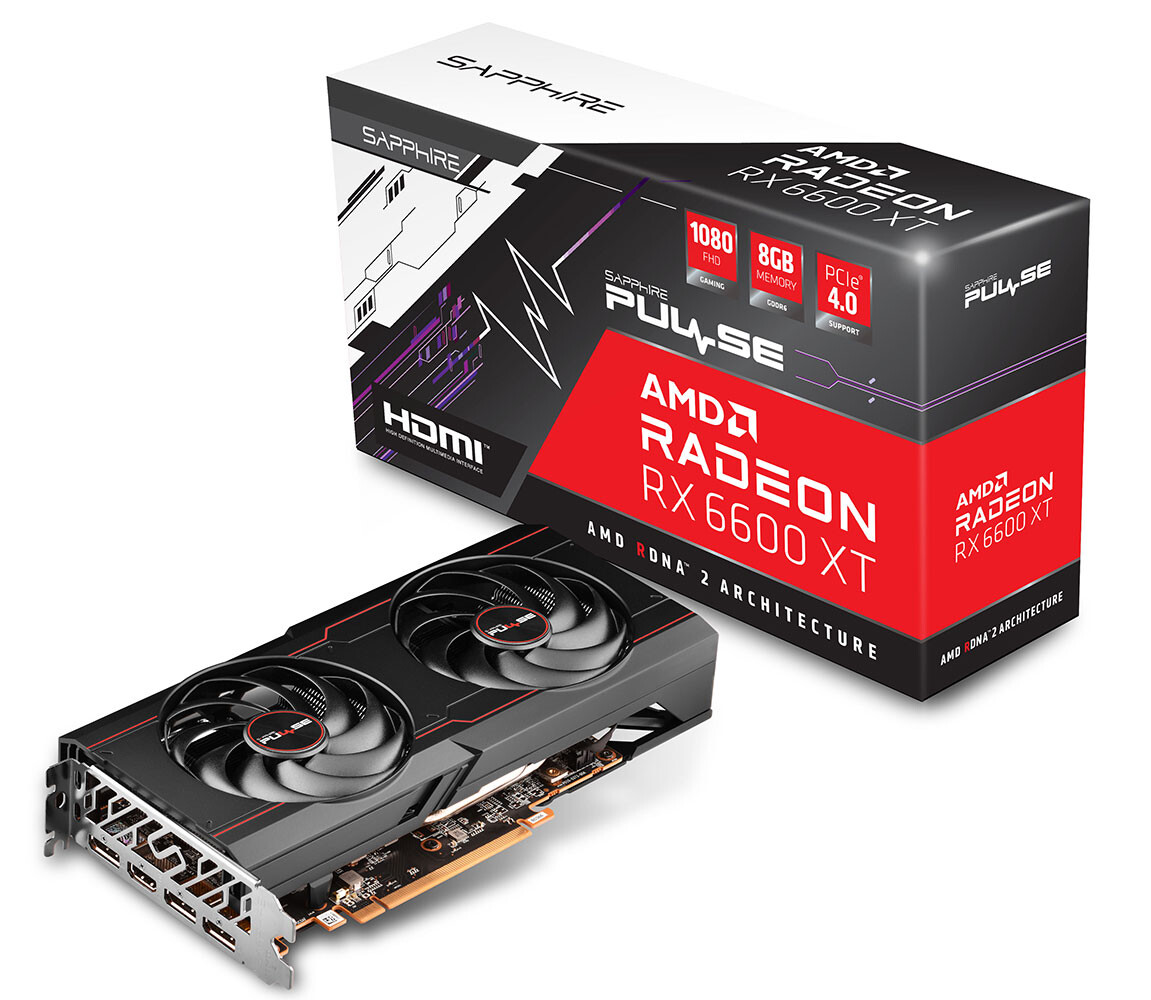 蓝宝石发布新款Radeon RX 6600 XT显卡，NITRO+ 和Pulse系列各有一款 