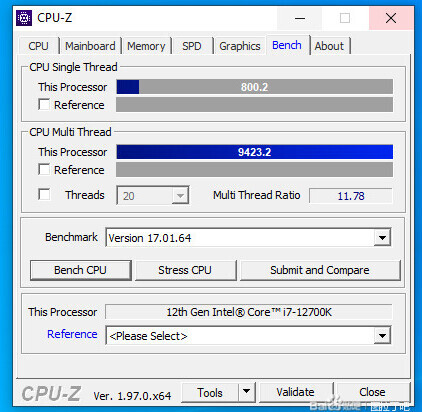 PC/タブレット PCパーツ 酷睿i7-12700K CPU-Z单线程超800分，Radeon RX 6600 3DMark成绩曝光 