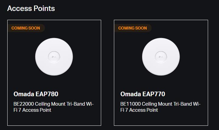 Omada EAP770, BE11000 Ceiling Mount Tri-Band Wi-Fi 7 Access Point
