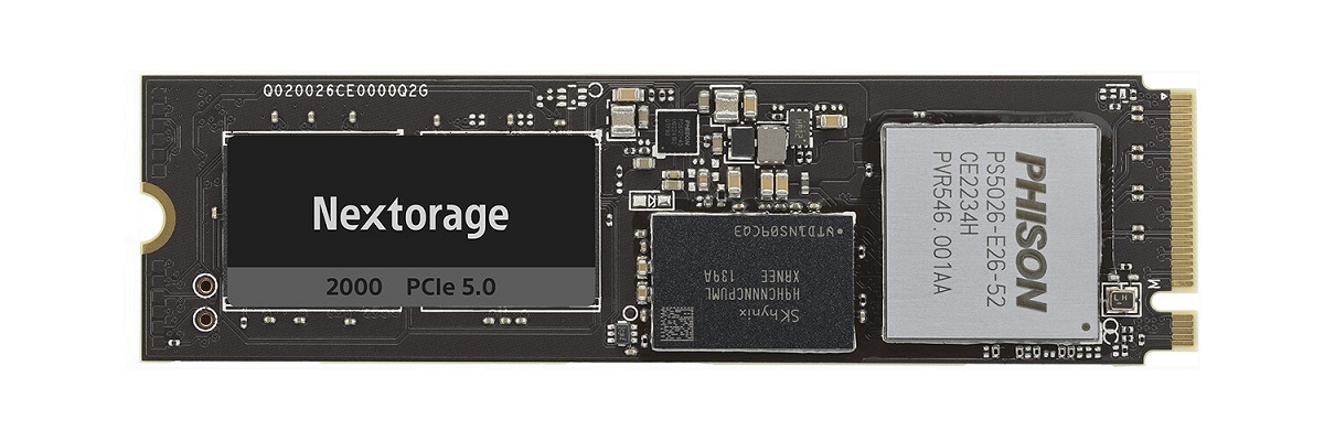 Nextorage推出NE5N PCIe 5.0 SSD：配带有热管的双层散热器，开始接受预订