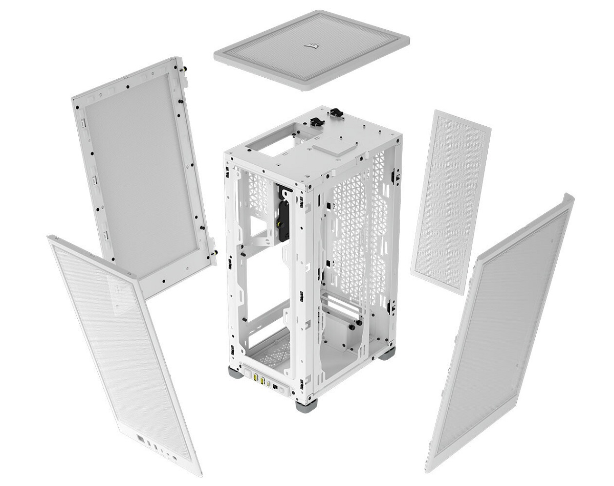 美商海盗船发布2000D系列机箱：紧凑ITX设计，多面网状面板，可支持365mm显卡