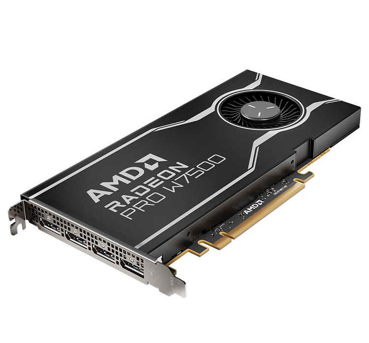AMD发布Radeon Pro W7600/W7500：搭载Navi 33的单槽工作站显卡