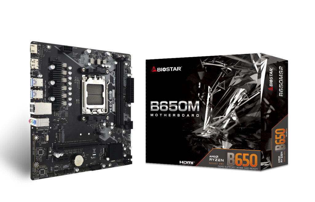 映泰推出B650MT和B650MS2主板：支持单条24/48GB的DDR5内存