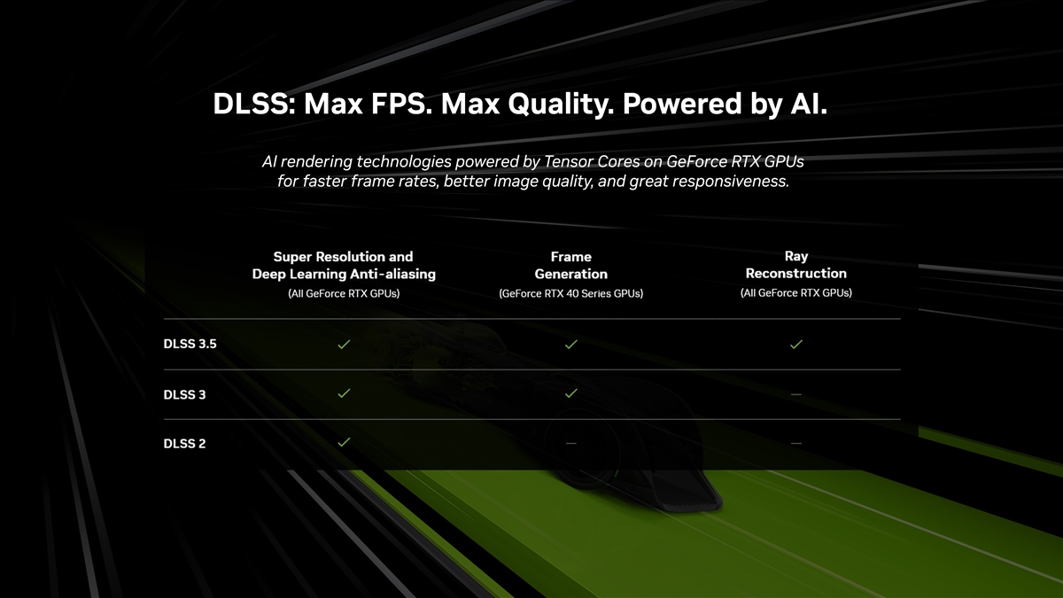 Gamescom 2023：NVIDIA推出DLSS 3.5，进一步提升光追的画面表现