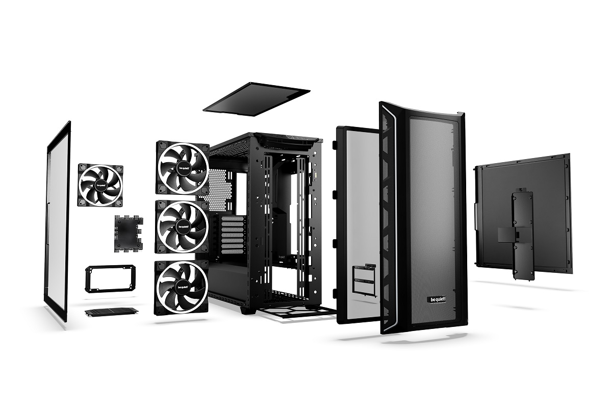德商德静界发布Shadow Base 800系列机箱：高气流+充裕空间，双色及ARGB可选 – 超能网