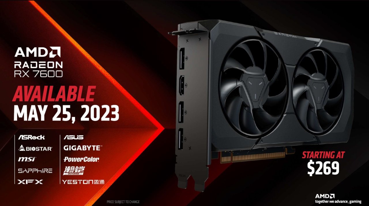 AMD敲定Radeon RX 7800/7700 XT首发厂商名单，微星未在其中