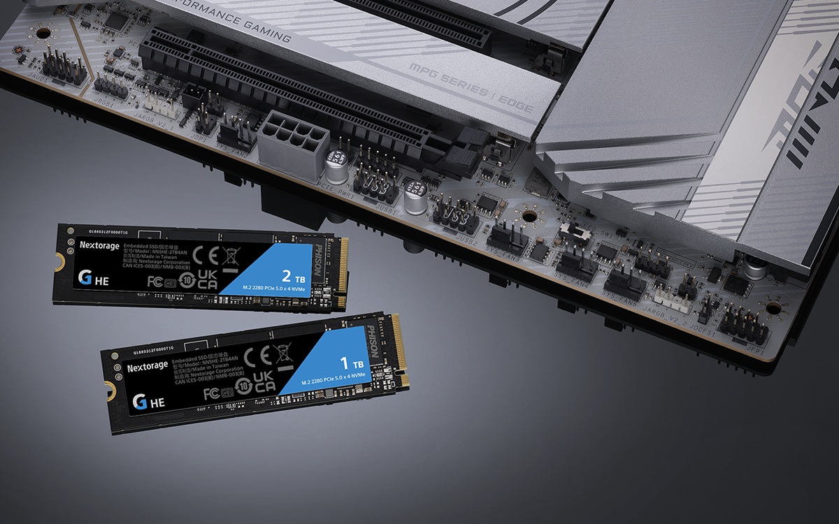 Nextorage推出G系列HE PCIe 5.0 SSD：群联E31T主控，速度与低功耗相结合