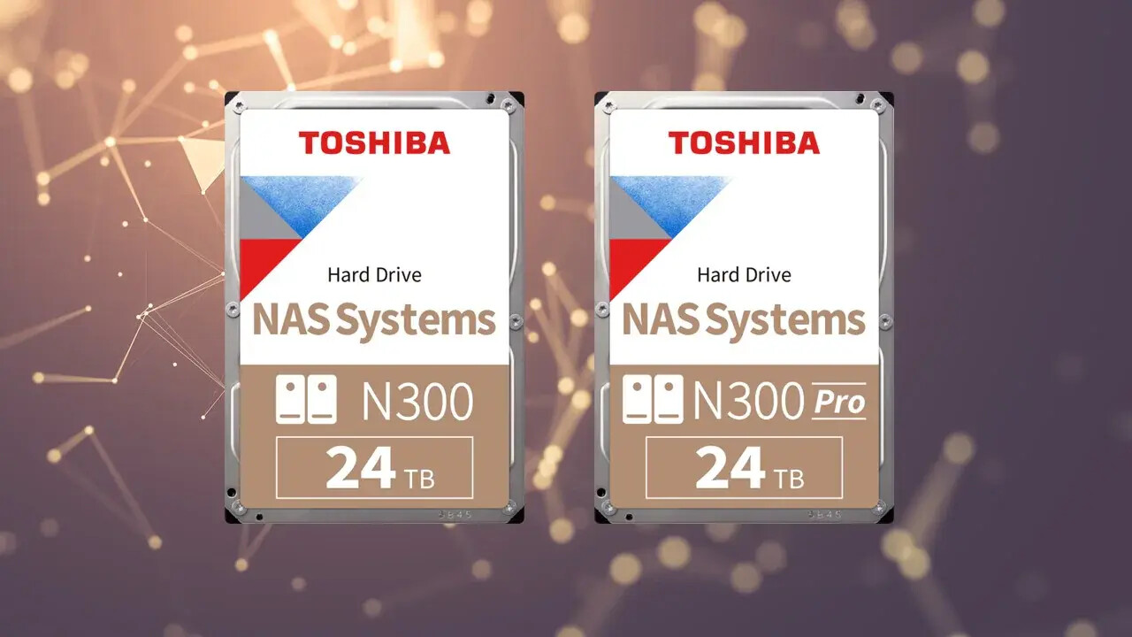 东芝为N300/N300 Pro系列增添24TB版：CMR机械硬盘，针对NAS应用优化
