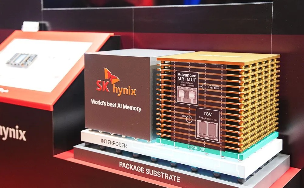 SK海力士首次展示HBM4：12层堆叠，带宽可达2TB/s