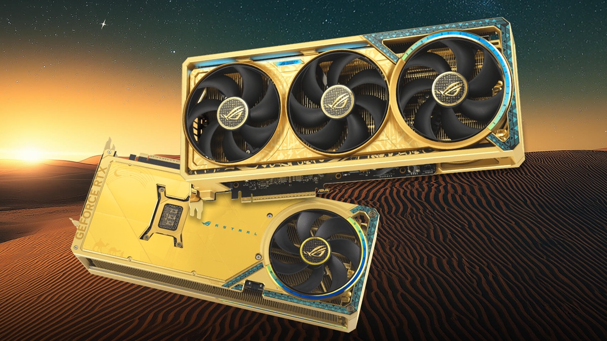 华硕发布RTX 5080 ROG Astral Dhahab CORE：“黄金”显卡再添新品
