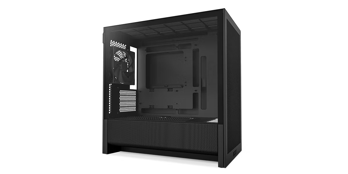 NZXT新款H3 Flow机箱开售：M-ATX中塔，支持背插主板，黑白同价429元