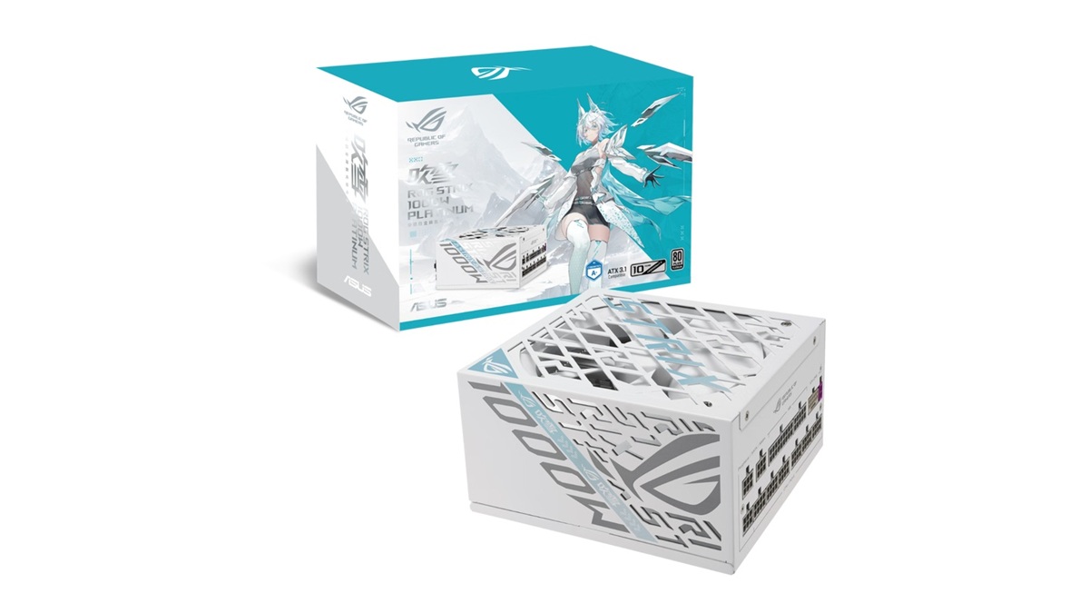 ROG STRIX 1000W 白金雷鹰吹雪版上市：氮化镓电源，售价1799元