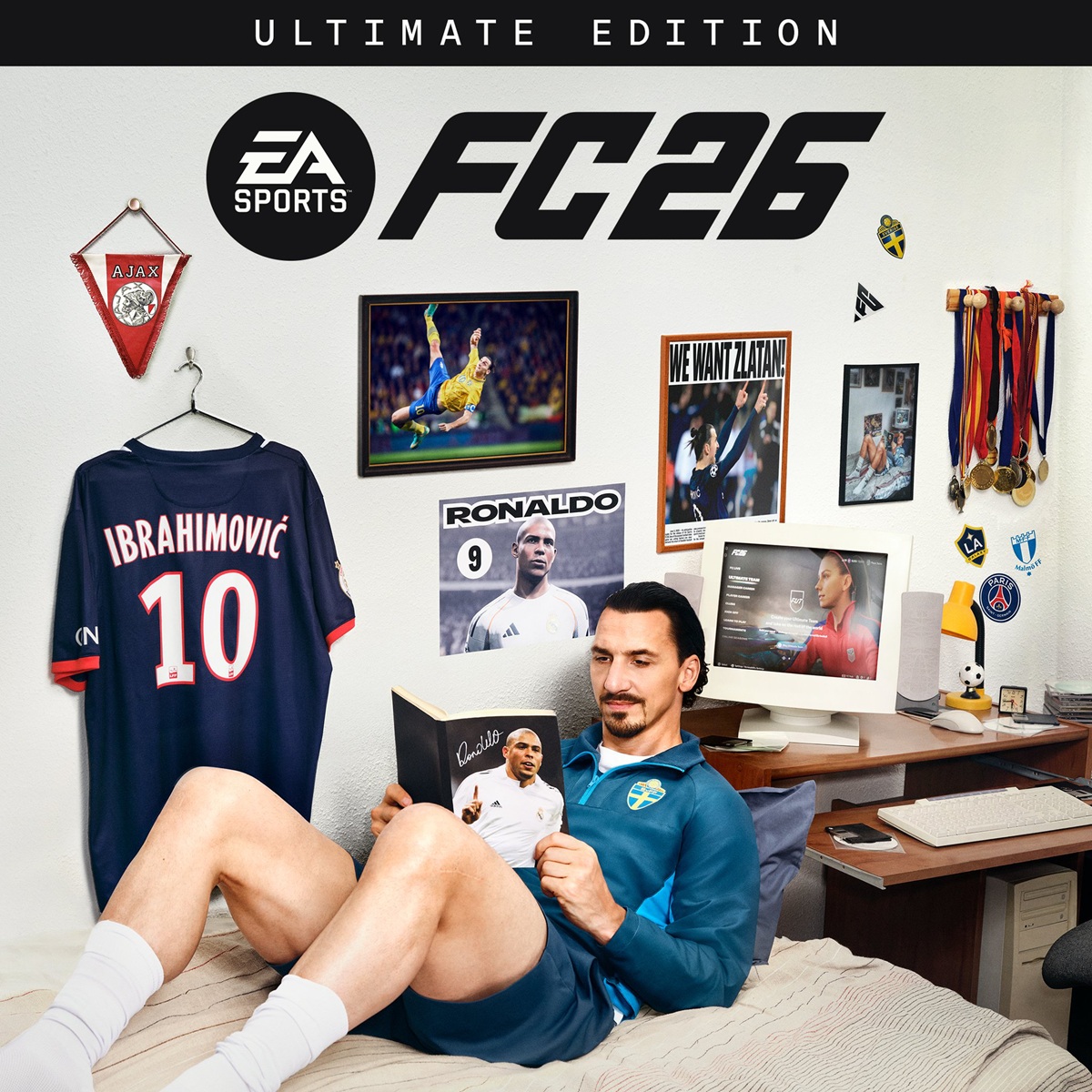 《EA Sports FC 26》即将揭晓，伊布成为今年终极版封面球星