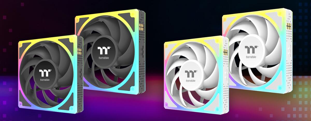 Tt推出TOUGHFAN EX ARGB系列风扇：磁吸拼接设计，带有大面积发光区域