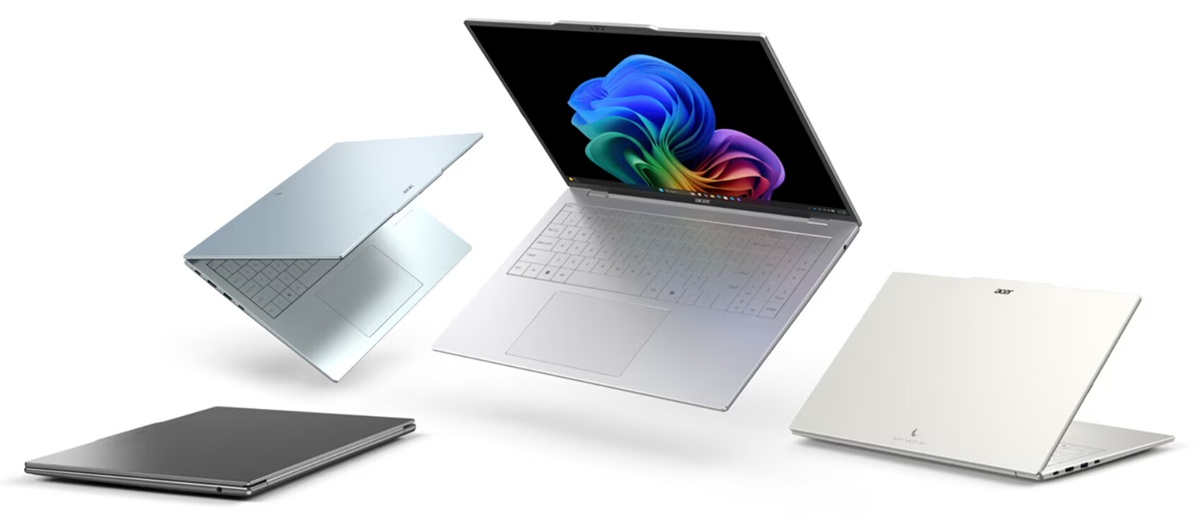 Acer带来Swift Air 16笔电：重约1kg，搭载AMD Ryzen AI 300系列