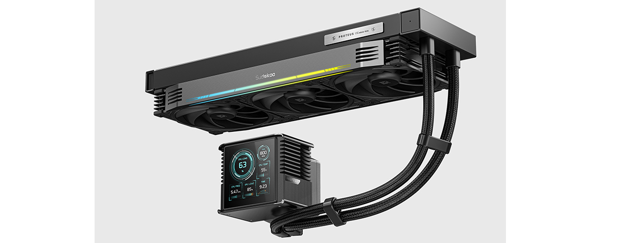 Sudkoo PROTEUS 360水冷散热器国内上市：引入创新磁吸一线集控设计，1699元