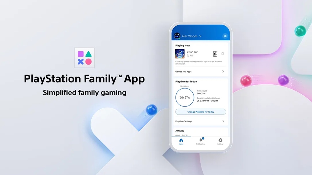 索尼推出PlayStation Family应用程序：让家长在移动端掌控孩子游玩PS