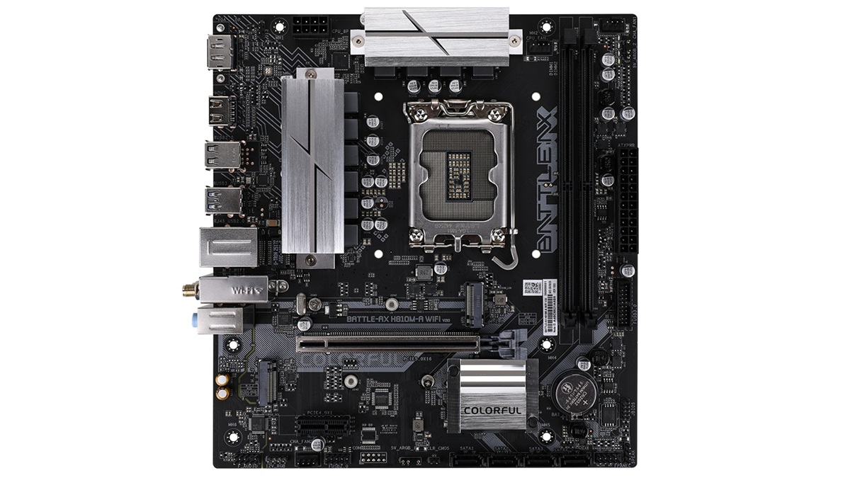BATTLE-AX H810M-A WIFI V20发布：七彩虹旗下首款H810主板