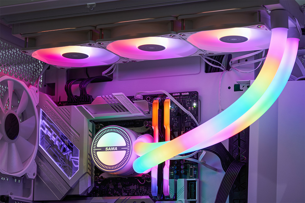 先马冰彩360w一体式水冷散热评测 Rgb酷炫灯效 主流玩家首选 超能网