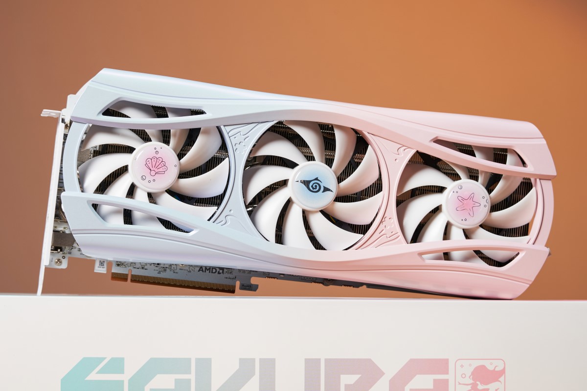Yeston RX 9070 XT Sakura Eye Swimsuit Atlantis OC Graphics Card
